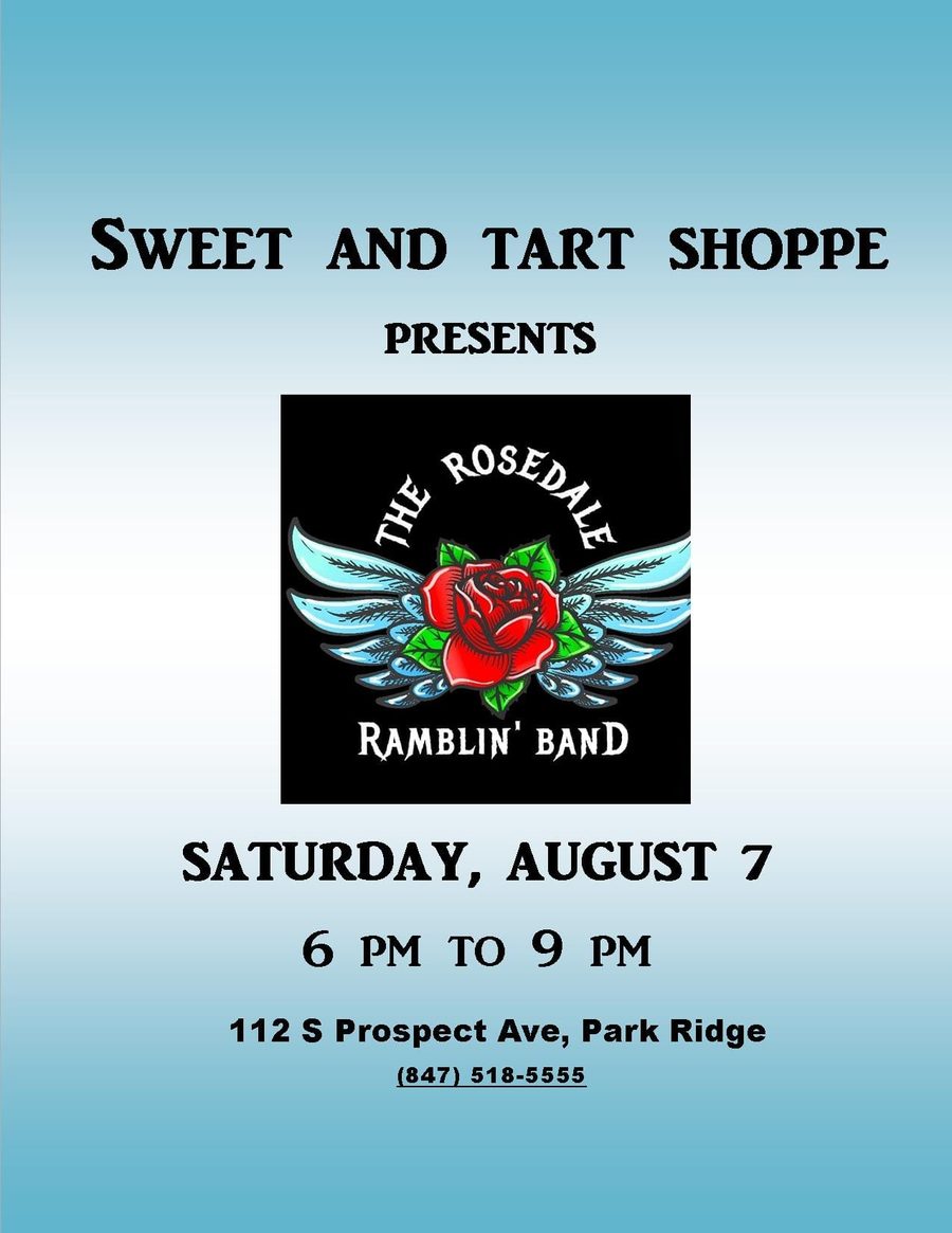 The Rosedale Ramblin' Band show poster, Aug 7, 2021