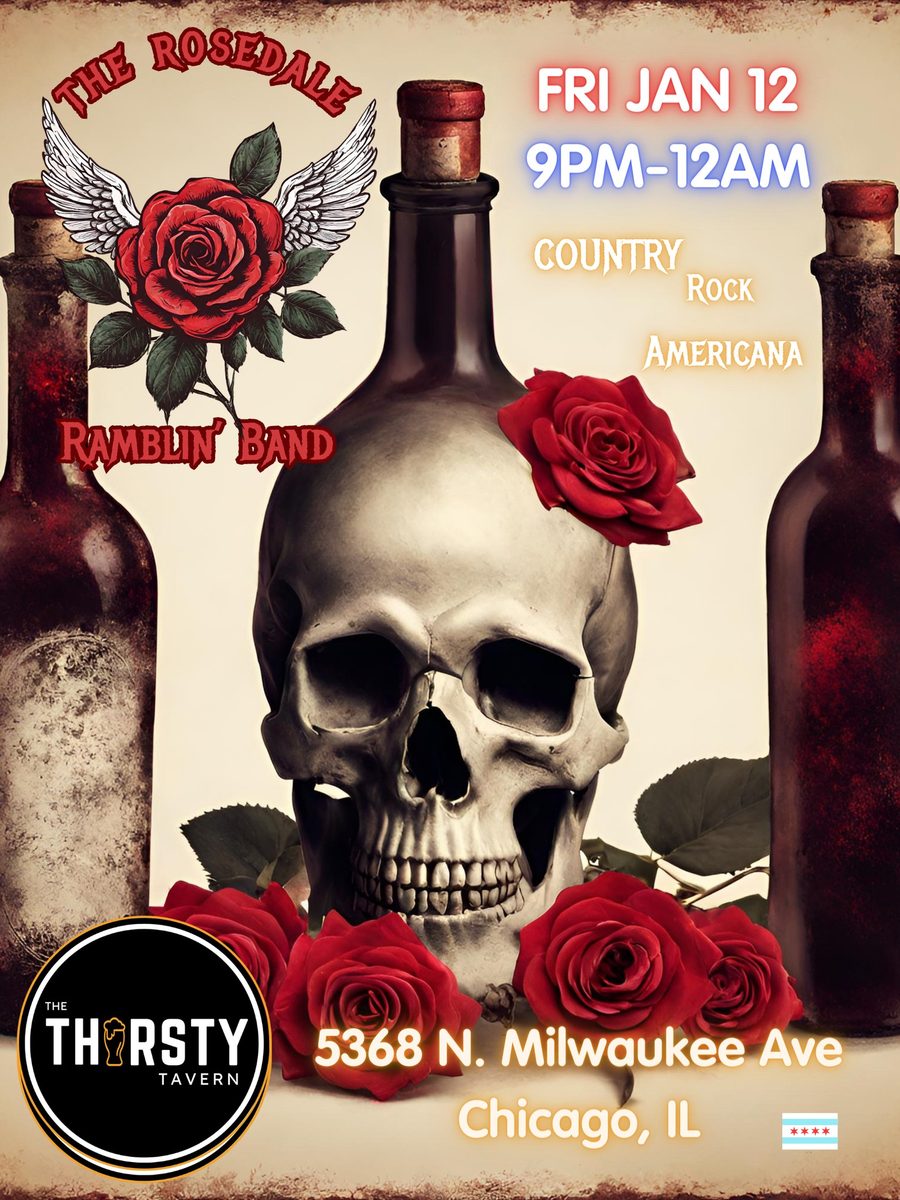 The Rosedale Ramblin' Band show poster, Jan 12, 2024