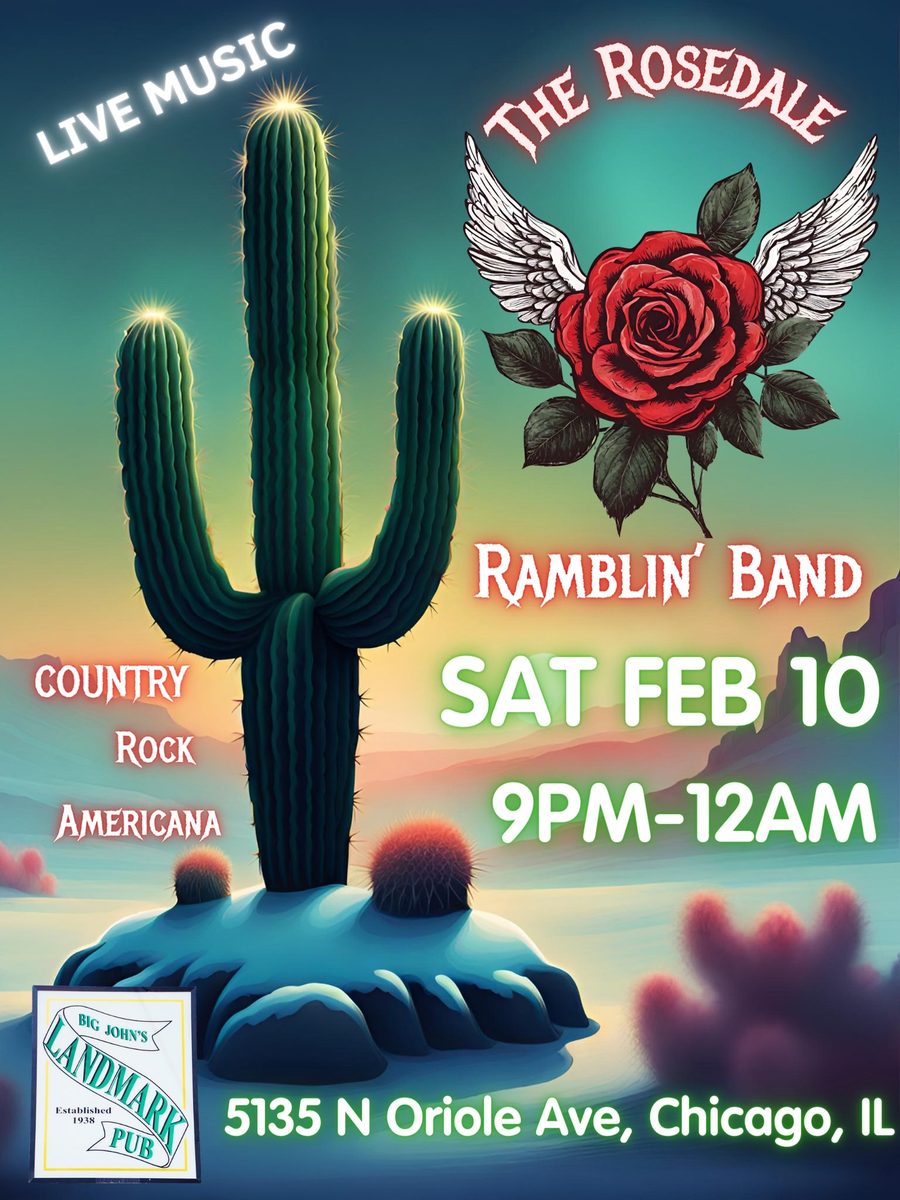 The Rosedale Ramblin' Band show poster, Feb 10, 2024