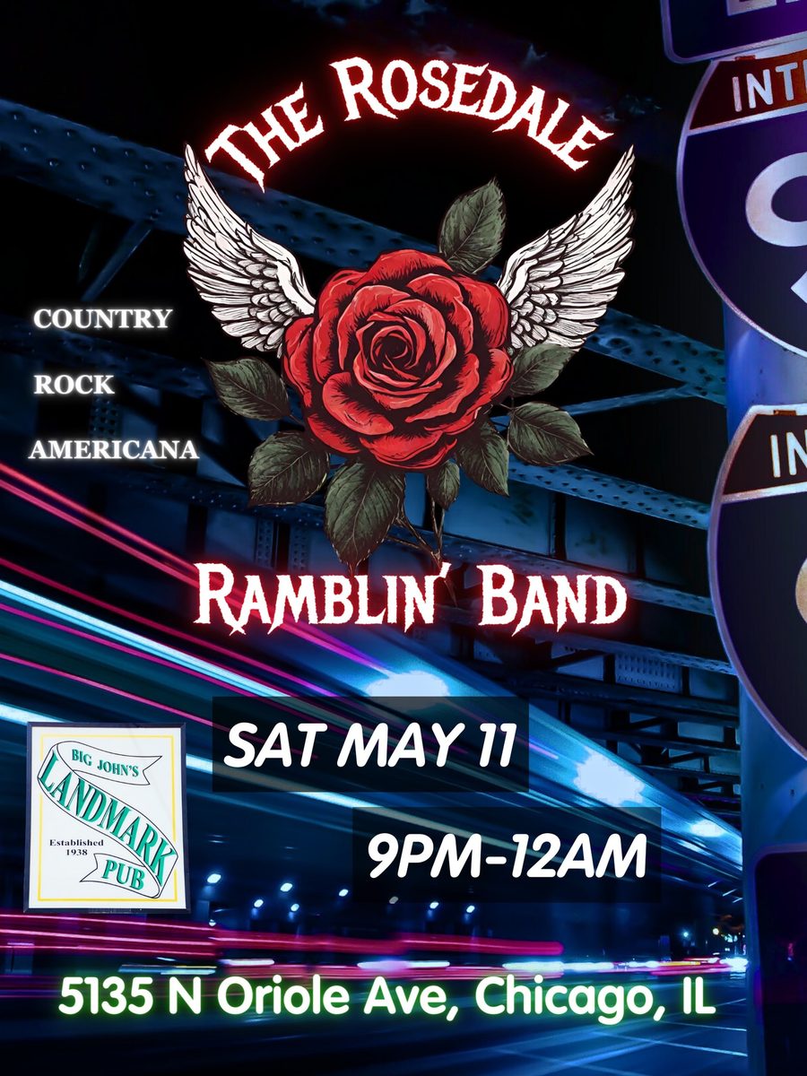 The Rosedale Ramblin' Band show poster, May 11, 2024