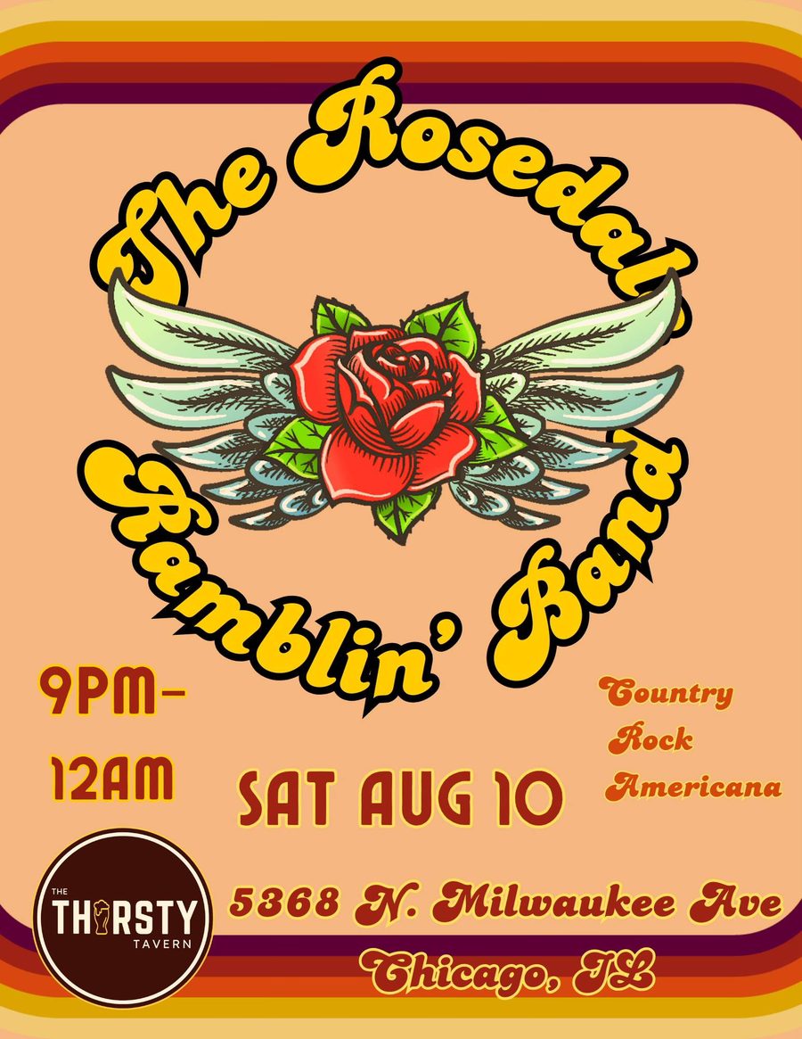 The Rosedale Ramblin' Band show poster, Aug 10, 2024