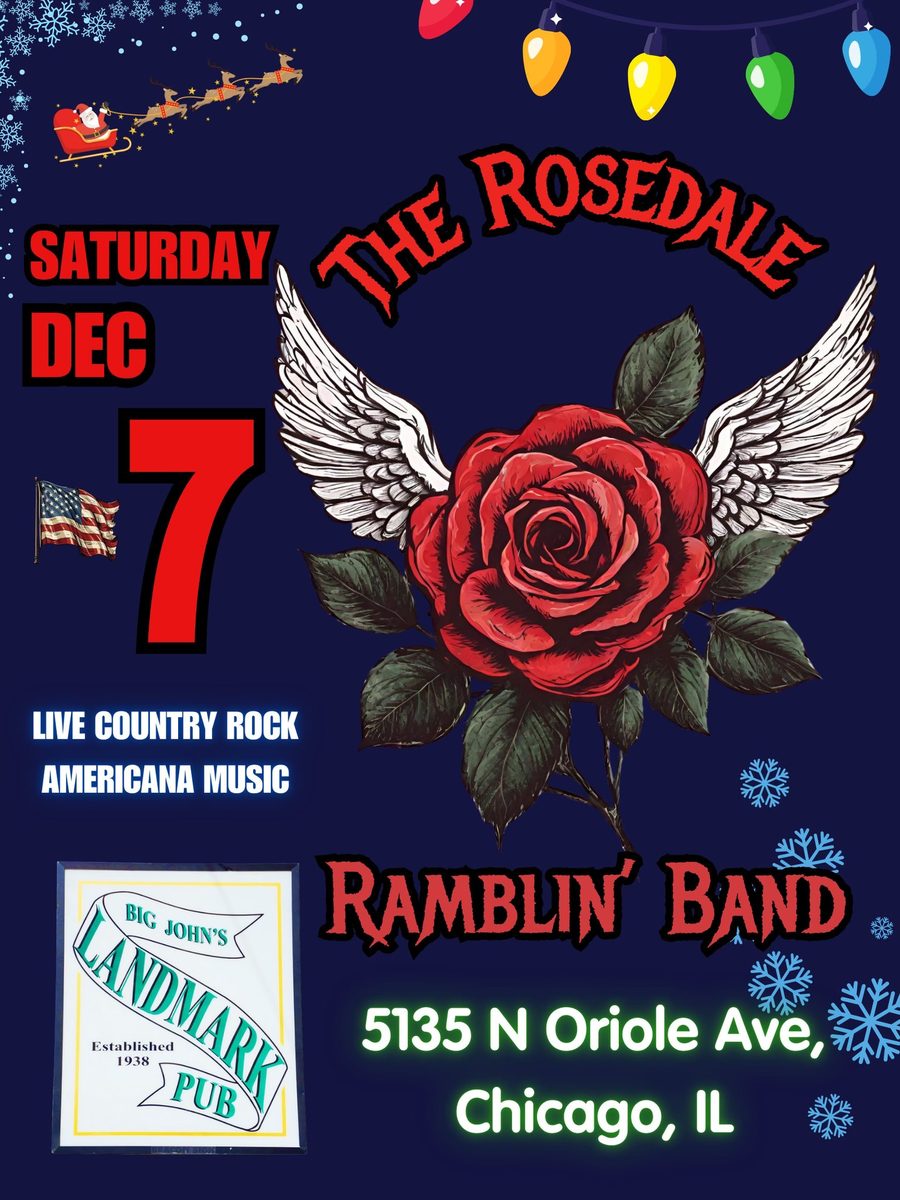The Rosedale Ramblin' Band show poster, Dec 7, 2024