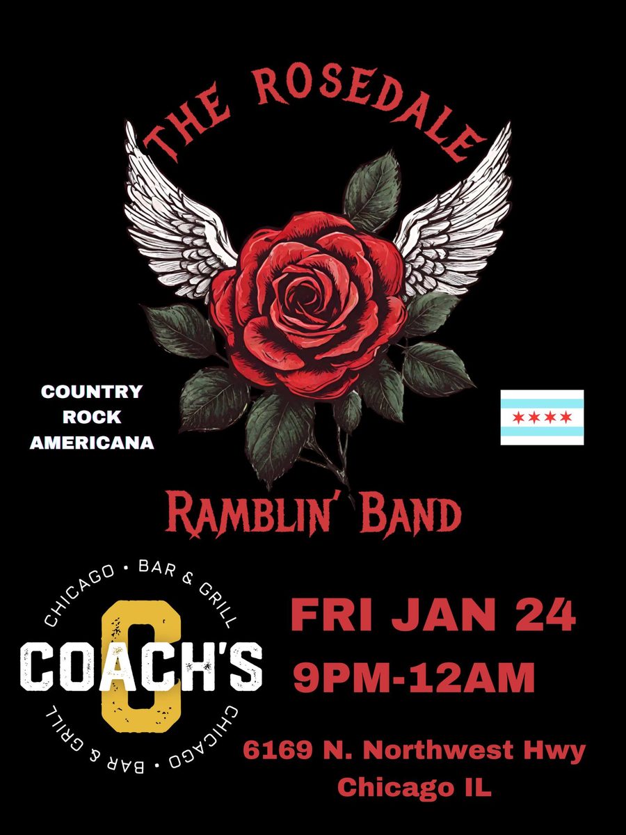 The Rosedale Ramblin' Band show poster, Jan 24, 2025
