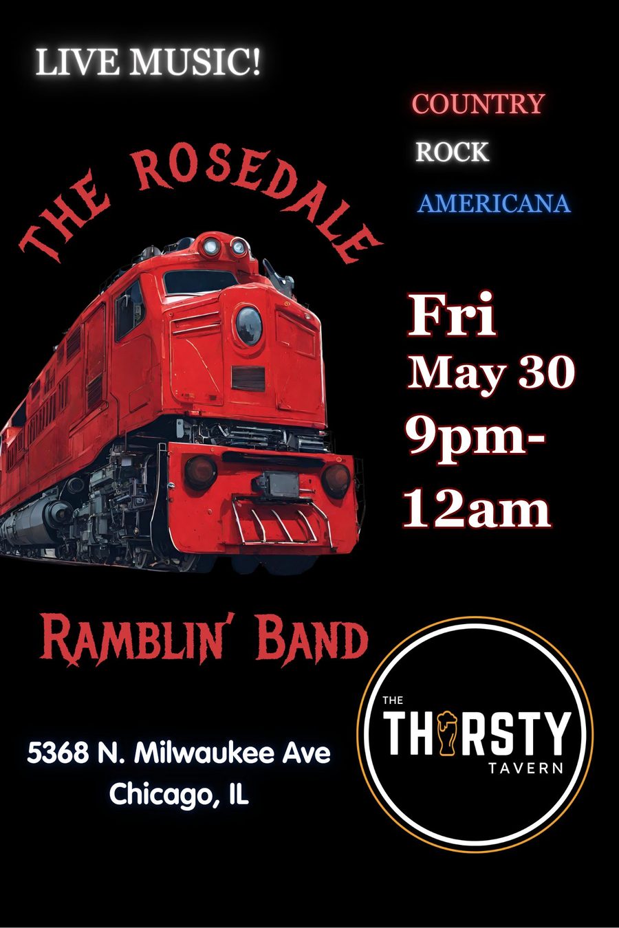The Rosedale Ramblin' Band at Thirsty, May 30, 2025