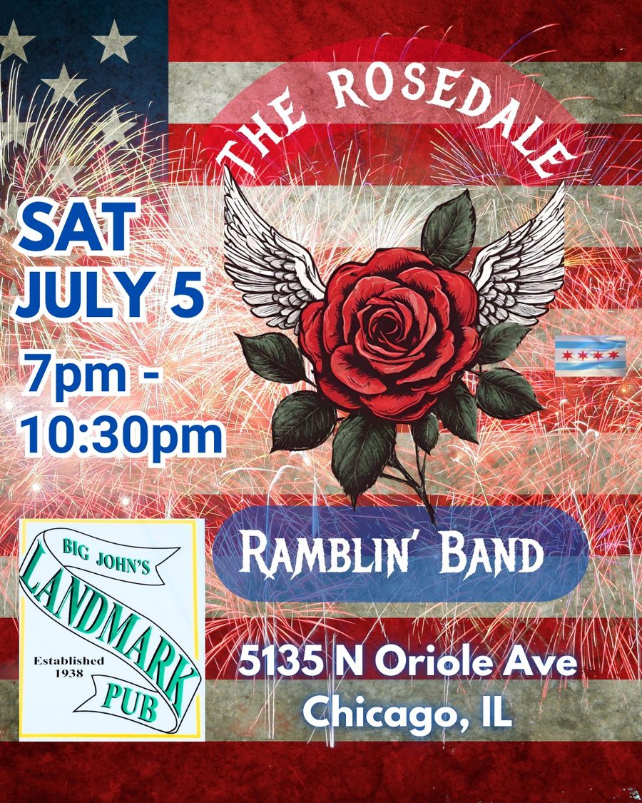 The Rosedale Ramblin' Band show poster, Jul 5, 2025