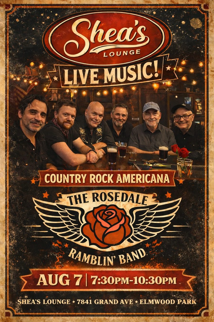 The Rosedale Ramblin' Band at Sheas