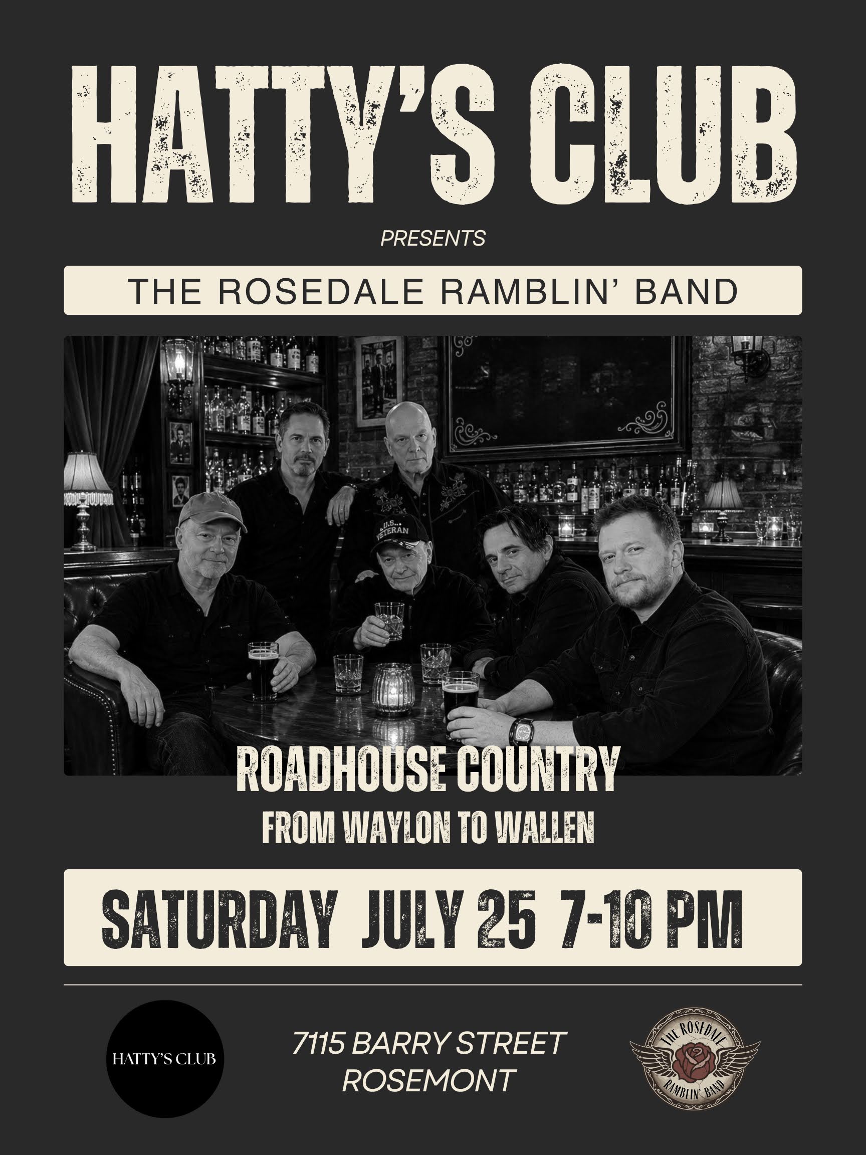 Black and White Bold Music Festival Poster